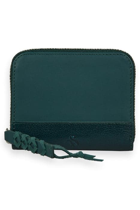 MINI LEATHER WALLET BOTTLE GREEN by Scotch & Soda