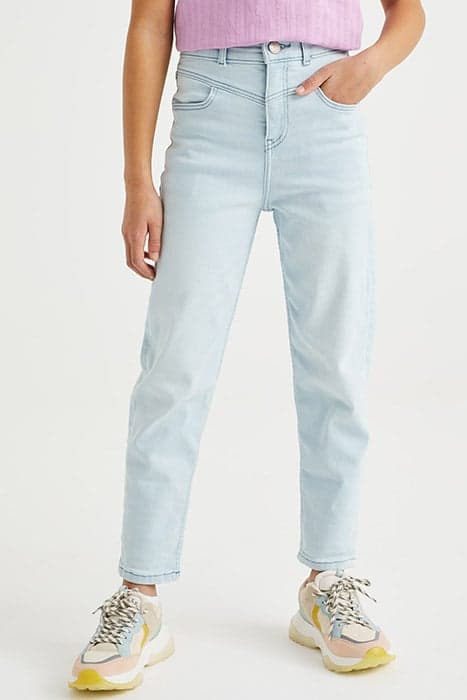 5-POCKET HIGH RISE LIGHT BLUE by WE Fashion