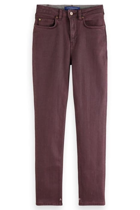 HIGH FIVE SLIM JEANS — COATED COLOURS BORDEAUX by Scotch & Soda