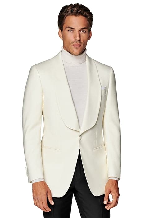 WHITE TAILORED FIT WASHINGTON DINNER JACKET by Suitsupply