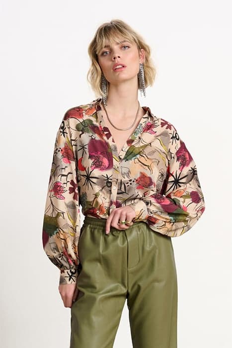 BLOUSE - FANTASTIQUE SAND by POM Amsterdam