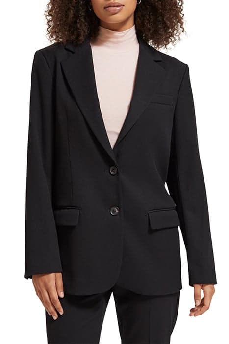 GABARDINE BOYFRIEND SINGLE BREASTED BLAZER EVENING BLACK by Scotch & Soda