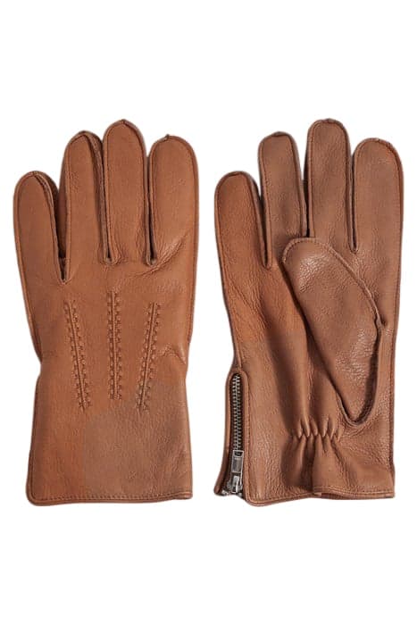 IOWA-LEATHER GLOVES TAN by Reiss