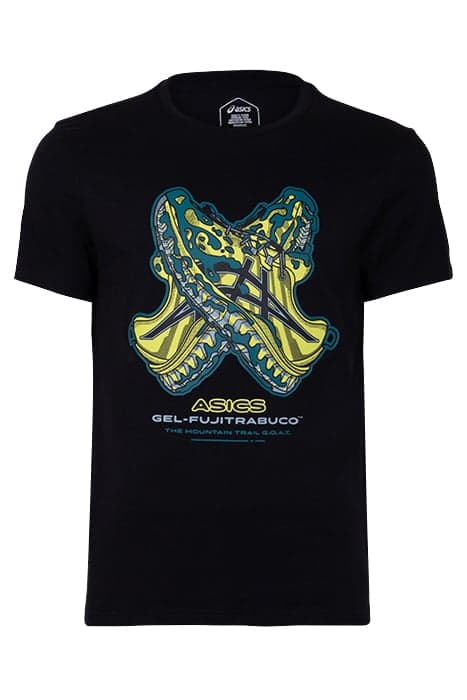 GRAPHIC TEE TRABUCO 1 PERFORMANCE BLACK by ASICS