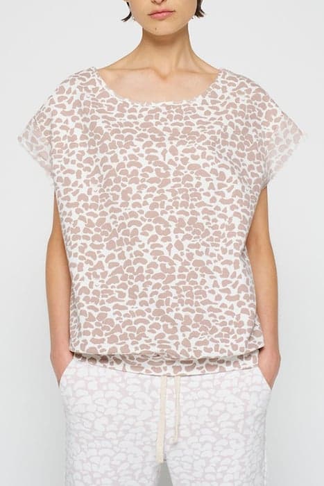 VOILE TEE LEOPARD ECRU by 10DAYS