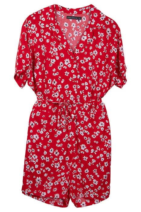 SHASTA DAISY PRINT PLAYSUIT POPPY by French Connection