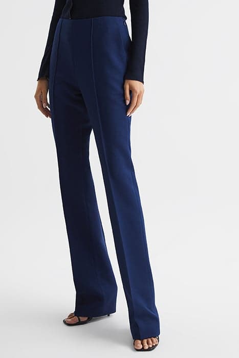 KALI-SLIM FLARE TROUSER BLUE by Reiss