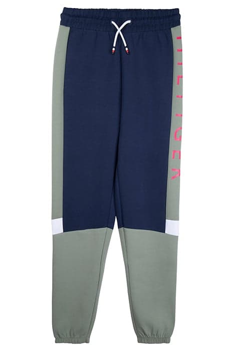 COLORBLOCK SWEATPANT Twilight Navy/Spring Olive by Tommy Hilfiger