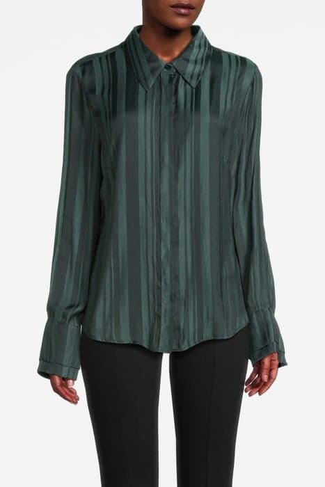 FELICITY-STRIPED BUTTO EMERALD by Reiss