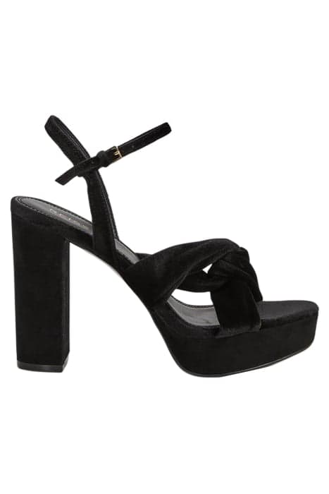 HARMONY-VELVET PLATFORM S BLACK by Reiss