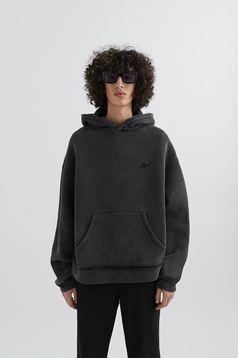 RELAY HOODIE WASHED BLACK by Axel Arigato