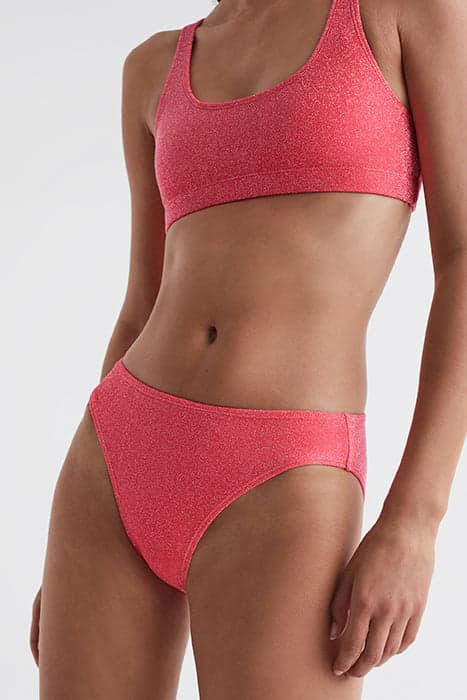 SPARKLE LOW RISE BRIEF-GO BRIGHT CORAL by Reiss