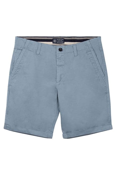 BASIC CHINO SHORTS DENSE TWILL MISTY BLUE by Dstrezzed