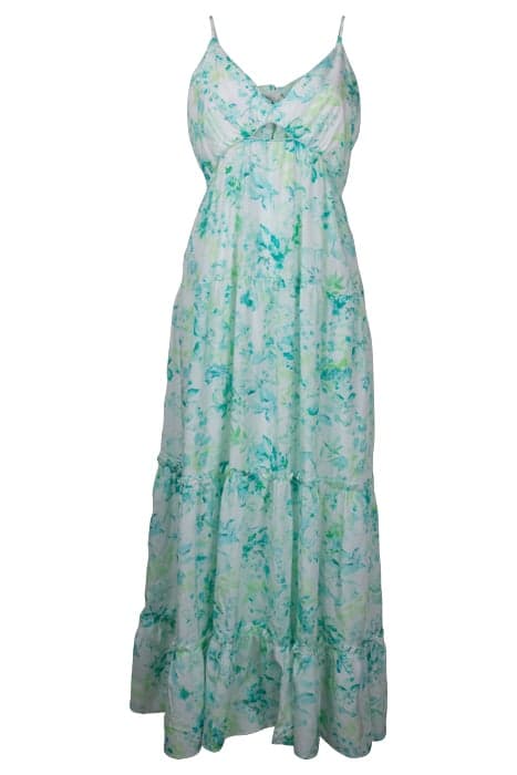 NINA TIERED MAXI DRESS OCEAN BLOOMS by Forever New