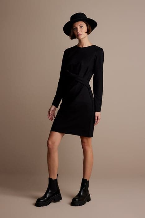 DRESS PUNTO MILANO BLACK by Summum Woman