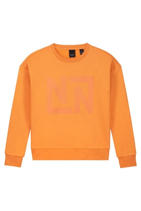 PENNY LOGO SWEATER BRIGHT ORANGE by NIK & NIK