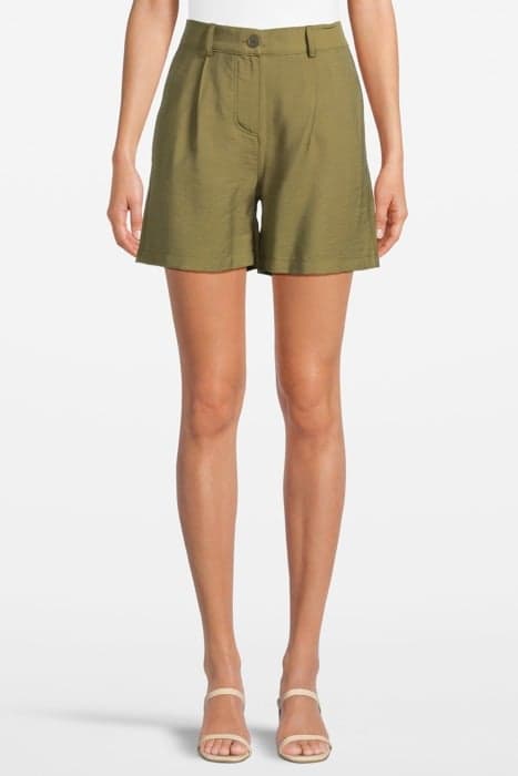 AMMIRARE SHORTS GABARDINA FLUI OIL GREEN by PINKO