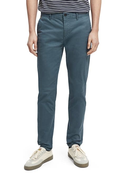 ESSENTIALS - MOTT SUPER SLIM FIT CHINO STEEL by Scotch & Soda