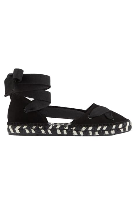 ADIRA - CROSSOVER TIE FLA BLACK by LK Bennett