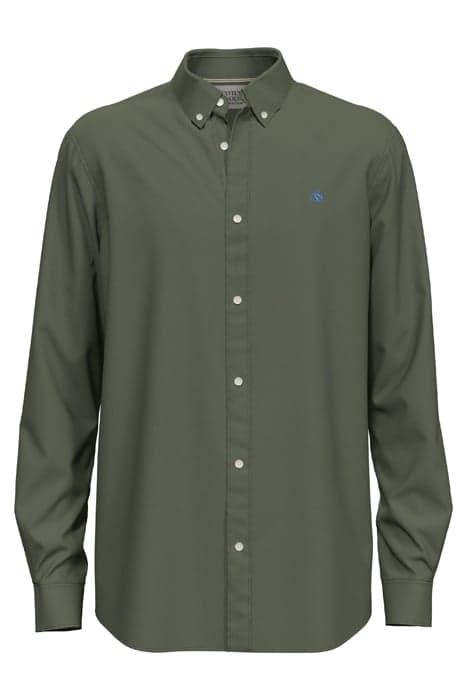 ESSENTIAL OXFORD SOLID SHIRT ARMY by Scotch & Soda