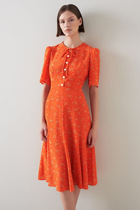 DR MONTANA - FLORAL BOW ORANGE by LK Bennett