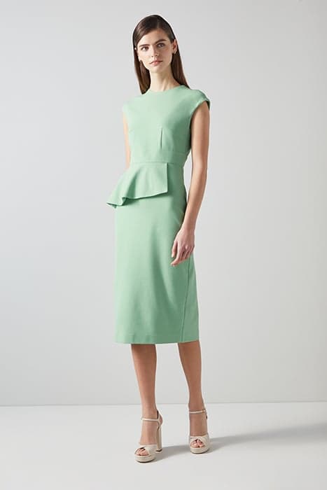 DR MIA FITTED DRESS GREEN by LK Bennett