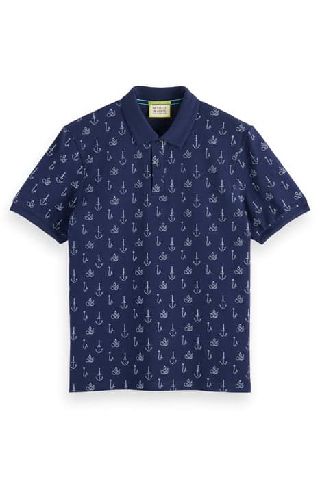 MINI ALL OVER PRINT POLO NAVY BLUE by Scotch & Soda