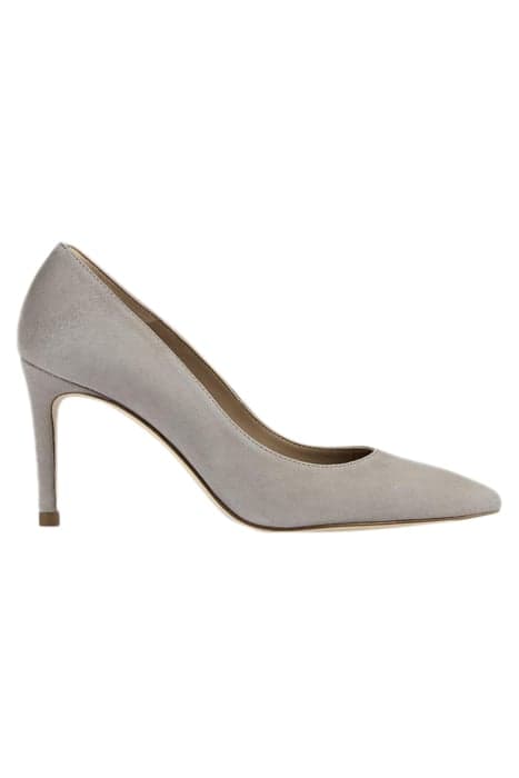 FLORET - SINGLE SOLE POIN PALE GREY by LK Bennett