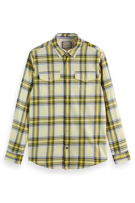 FLANNEL CHECK SHIRT YELLOW CHECK by Scotch & Soda