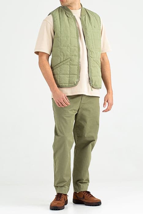 TRAVEL VEST RESEDA GREEN by Butcher of Blue