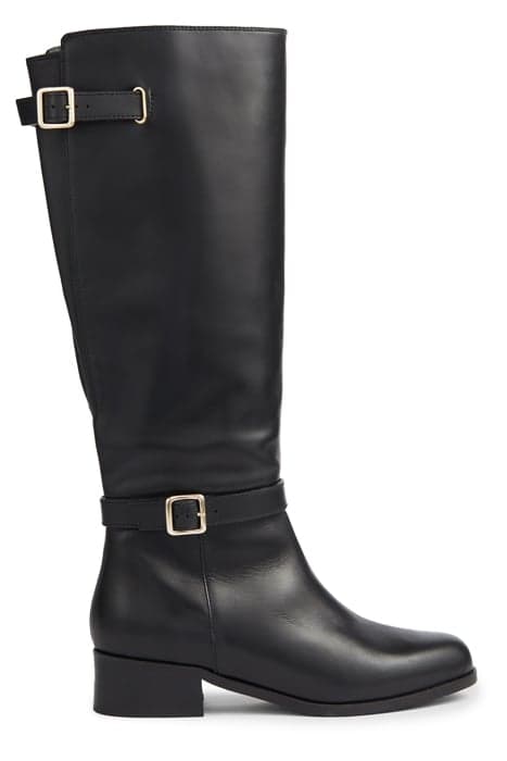 KB REA BUCKLE KNEE BLACK by LK Bennett