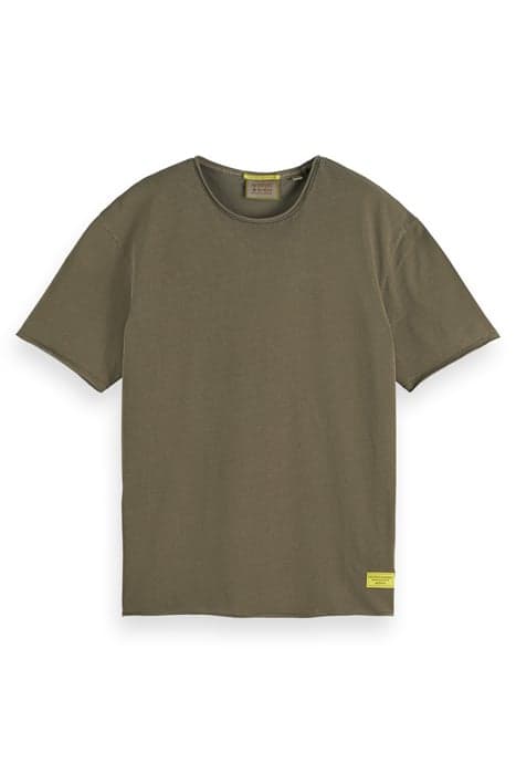 RAW EDGE T-SHIRT SEA MOSS by Scotch & Soda