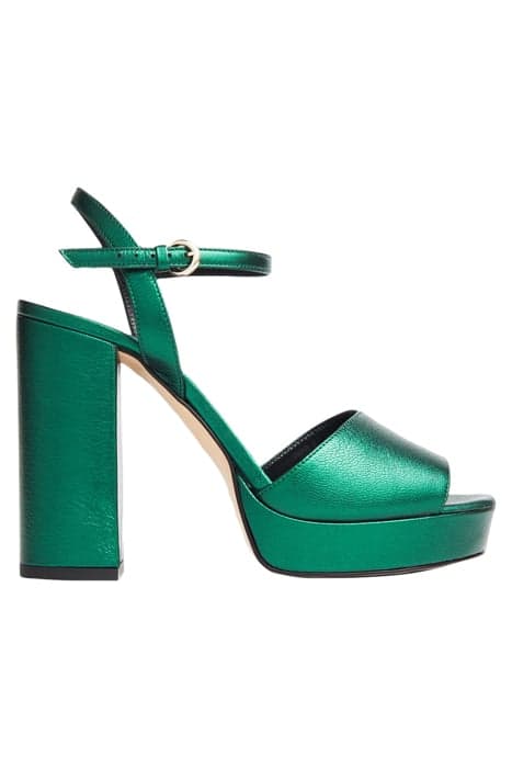 FS SOLANGE OPEN TOE GREEN by LK Bennett