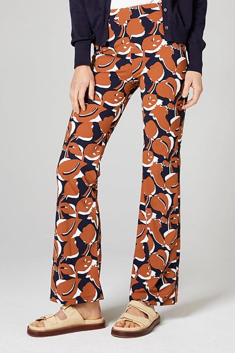 PRINTED LONG JAZZ PANTS INK BLUE by TRVL DRSS