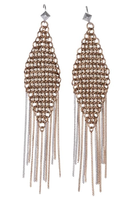 LUCILA EARRINGS WRM BRAS/WRM SLVER by AllSaints