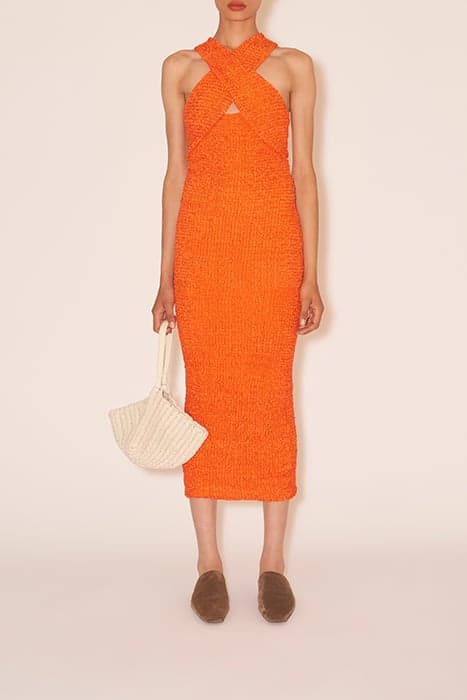 SOLIA DRESS ORANGE by Nanushka