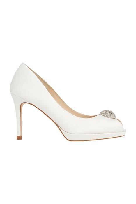 ONOVIA - PEEP TOE COURT WHITE by LK Bennett