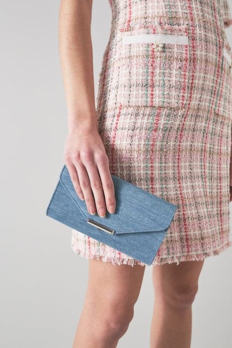 CU LUCY ENVELOPE METAL BA DENIM by LK Bennett