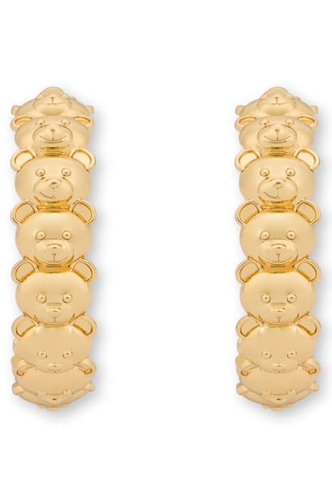 MOSCHINO TEDDY BEAR EARRINGS GOLD by Moschino