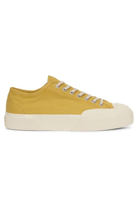 2432 WORKS LOW CUT DENIM YARN DYED YELLOW-OFF WHITE by Superga