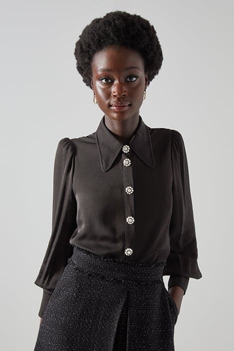 TW SONYA MONKEY BLOUSE BLACK by LK Bennett