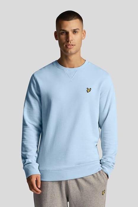 CREW NECK SWEATSHIRT LIGHT BLUE by Lyle & Scott