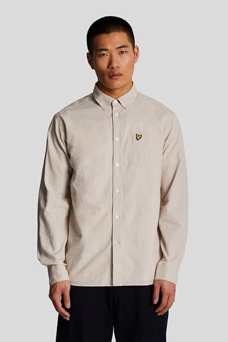 COTTON LINEN BUTTON DOWN SHIRT COVE by Lyle & Scott