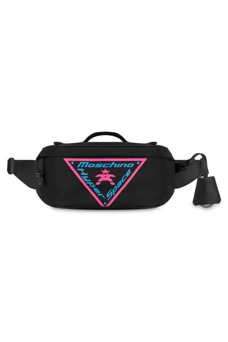 MOSCHINO HYPER SPACE NYLON BUM BAG BLACK by Moschino