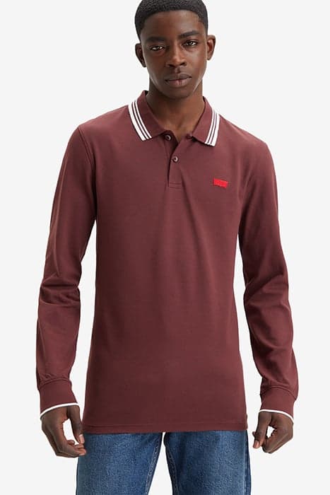 LS SLIM HOUSEMARK POLO DECADENT CHOCOLAT by Levi's