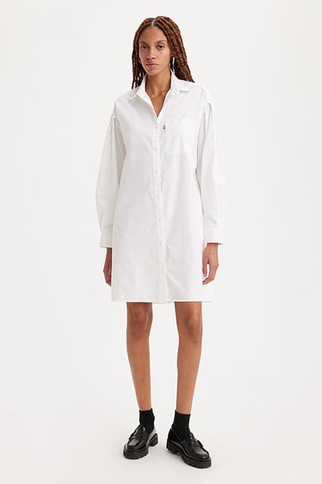 NOLA SHIRT DRESS BRIGHT WHITE by Levi's