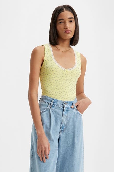 DRY GOODS TANK JANE FLORAL POWDERED YELL by Levi's