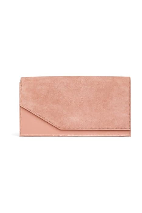 DEMI TWO TONE CLUTCH BARDON PINK by LK Bennett