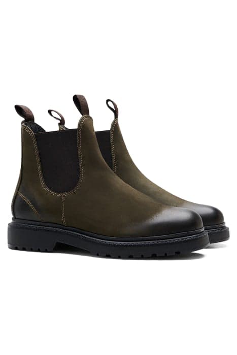 PENSTON WATER REPELLENT NUBUCK DARK GREEN by No Label