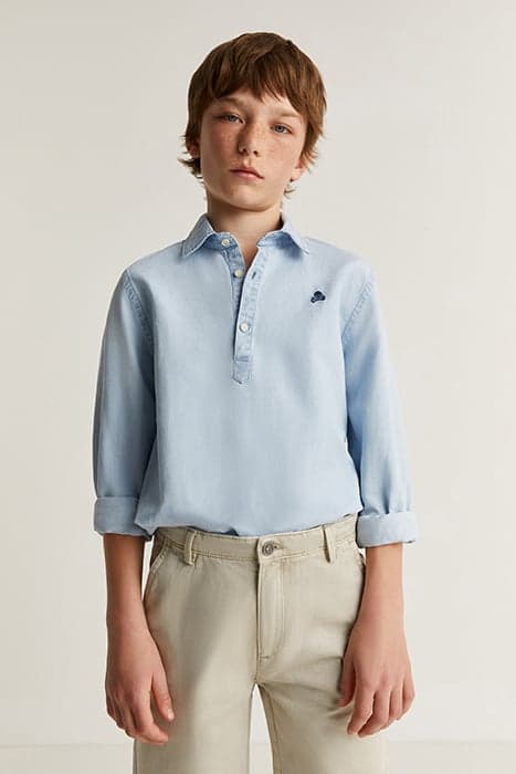 POLERA DENIM SHIRT KIDS DENIM by Scalpers